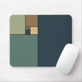 Goldenes Verhältnis quadriert (neutrale Personen) Mousepad (Mit Mouse)