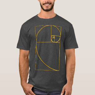 Goldenes Verhältnis Sacred Fibonacci Spiral 1 T-Shirt