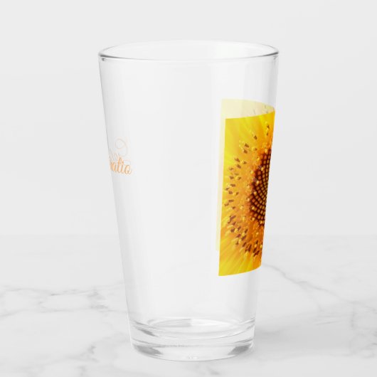 Goldenes Verhältnis Sonnenblumenglasbecher Glas (Rechts)