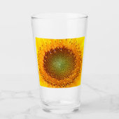Goldenes Verhältnis Sonnenblumenglasbecher Glas (Vorderseite)