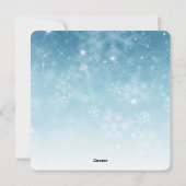 Goldenes Versprechen 2025 Feiertagskarte (Rückseite)