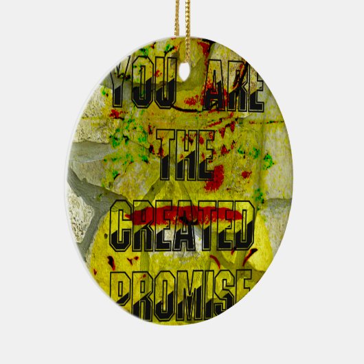 Goldenes Versprechen: Das goldene Drehbuch des Sch Keramik Ornament (Rechts)