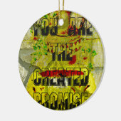 Goldenes Versprechen: Das goldene Drehbuch des Sch Keramik Ornament (Links)