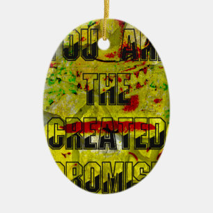 Goldenes Versprechen: Das goldene Drehbuch des Sch Keramikornament