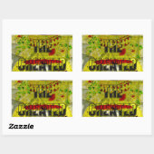 Goldenes Versprechen: Das goldene Drehbuch des Sch Rechteckiger Aufkleber (Blatt)