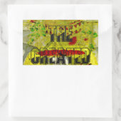 Goldenes Versprechen: Das goldene Drehbuch des Sch Rechteckiger Aufkleber (Tasche)