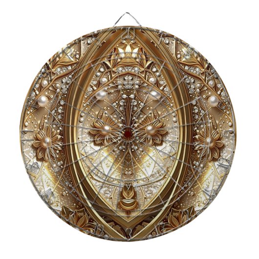 Goldenes Verzierte Dartscheibe (vorne)