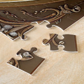 Goldenes verziertes Puzzle (Seite)
