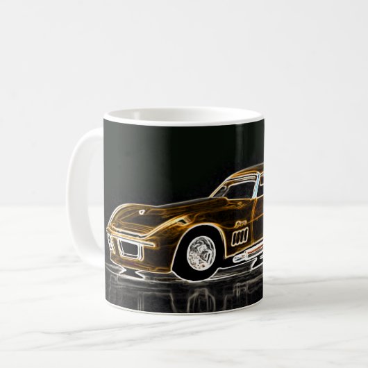 Goldenes Vette Kaffeetasse (Vorderseite Links)