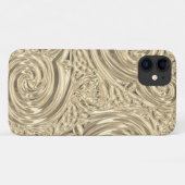 Goldenes viktorianisches Jugendstil Case-Mate iPhone Hülle (Rückseite (Horizontal))