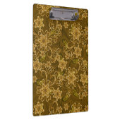 Goldenes Vintages Blumenmuster Klemmbrett (Rechts)