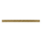 Goldenes Vintages Blumenmuster Satinband (Vorderseite)