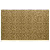Goldenes Vintages Blumenmuster Stoff (Yard (91,4 cm))