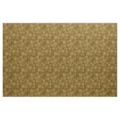 Goldenes Vintages Blumenmuster Stoff (Fat Quarter (45,7 x 55,9 cm))