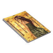 Goldenes Waldnotizbuch Notizblock (Rechte Seite)