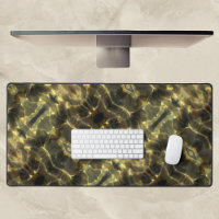 Goldenes Wasser Abstrakt
