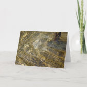 Goldenes Wasser Karte (Vorderseite)