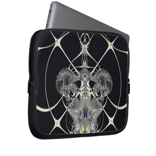 Goldenes Web Laptopschutzhülle (Vorne Rechts)