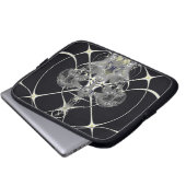 Goldenes Web Laptopschutzhülle (Vorne Knopf)