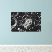 Goldenes Web Leinwanddruck (Insitu (Holzboden))