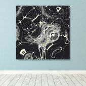 Goldenes Web Leinwanddruck (Insitu (Holzboden))