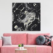 Goldenes Web Leinwanddruck (Insitu (Wohnzimmer))