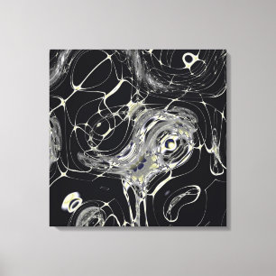 Goldenes Web Leinwanddruck