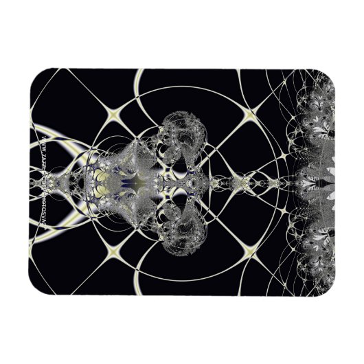 Goldenes Web Magnet (Horizontal)