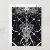 Goldenes Web Postkarte (Vorne/Hinten)