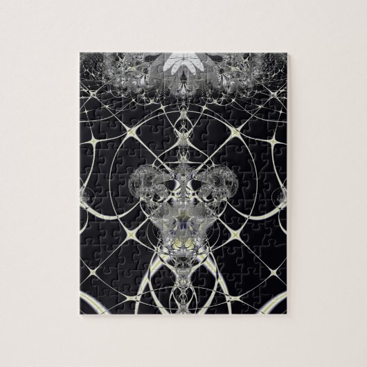Goldenes Web Puzzle (Vertikal)