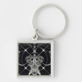 Goldenes Web Schlüsselanhänger (Vorne)