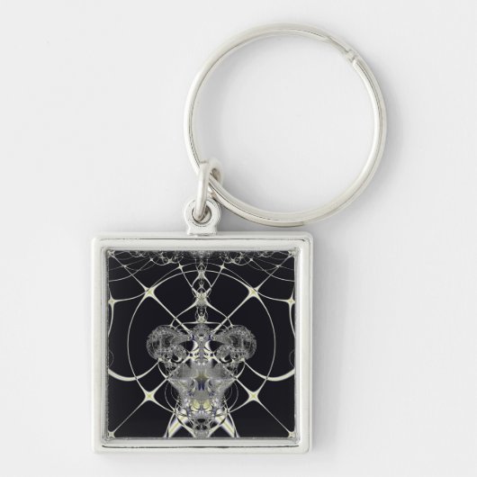 Goldenes Web Schlüsselanhänger (Vorne)