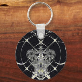 Goldenes Web Schlüsselanhänger (Vorderseite)