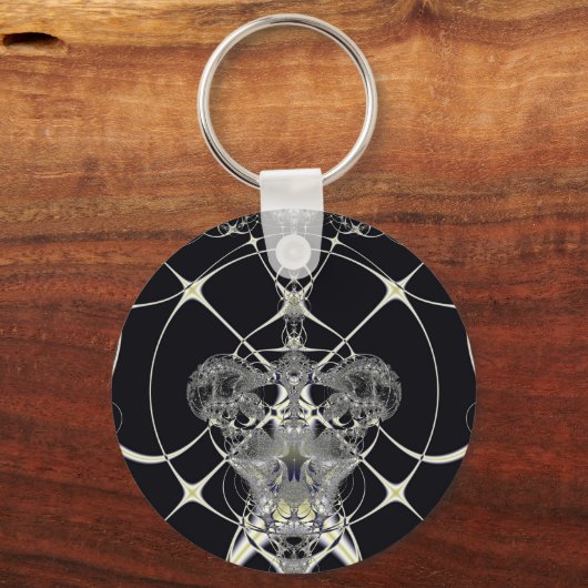 Goldenes Web Schlüsselanhänger (Vorderseite)