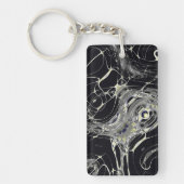 Goldenes Web Schlüsselanhänger (Vorderseite)