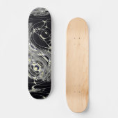 Goldenes Web Skateboard (Vorderseite)