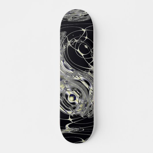Goldenes Web Skateboard (Vorne)