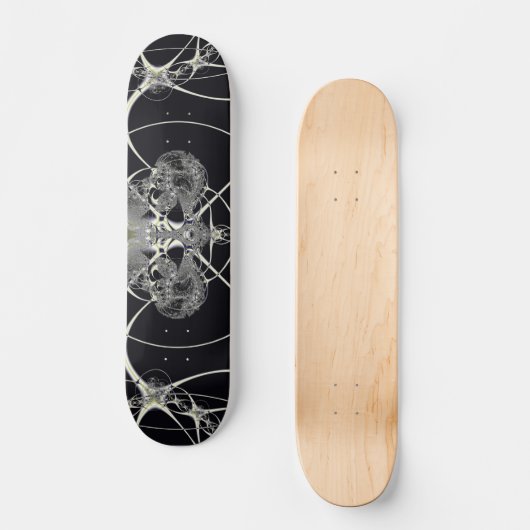 Goldenes Web Skateboard (Vorderseite)
