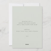 Goldenes WEIHNACHTEN Moderne Foto Collage Ferienka (Rückseite)