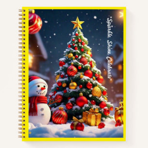 "Goldenes Weihnachtslied" Notizblock