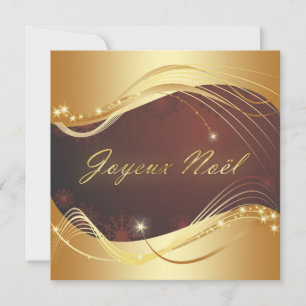 Goldenes Weihnachtsmotiv mit rotem Hintergrund... Feiertagskarte