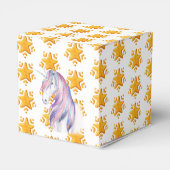 Goldenes Weihnachtsschneeptern Geschenkschachtel (Rückseite)