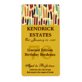 Goldenes Weinetikett (375 ml) (Vorne)