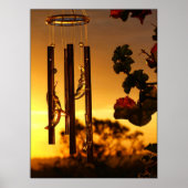 Goldenes Windchime-Poster Poster (Vorne)