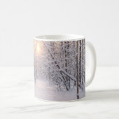 Goldenes Winterlicht Kaffeetasse (VorderseiteRechts)