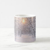 Goldenes Winterlicht Kaffeetasse (Mittel)