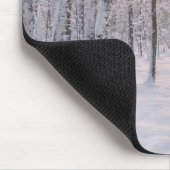 Goldenes Winterlicht Mousepad (Ecke)