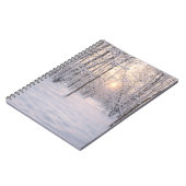 Goldenes Winterlicht Notizblock (Linke Seite)