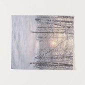 Goldenes Winterlicht Wandteppich (Vorderseite (Horizontal))