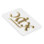 Goldenes XPC-Symbol "3-D" Magnet (Rechte Seite)
